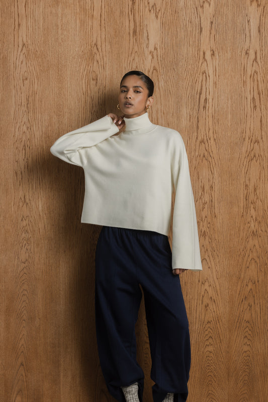 Nouria Polo Neck Knit