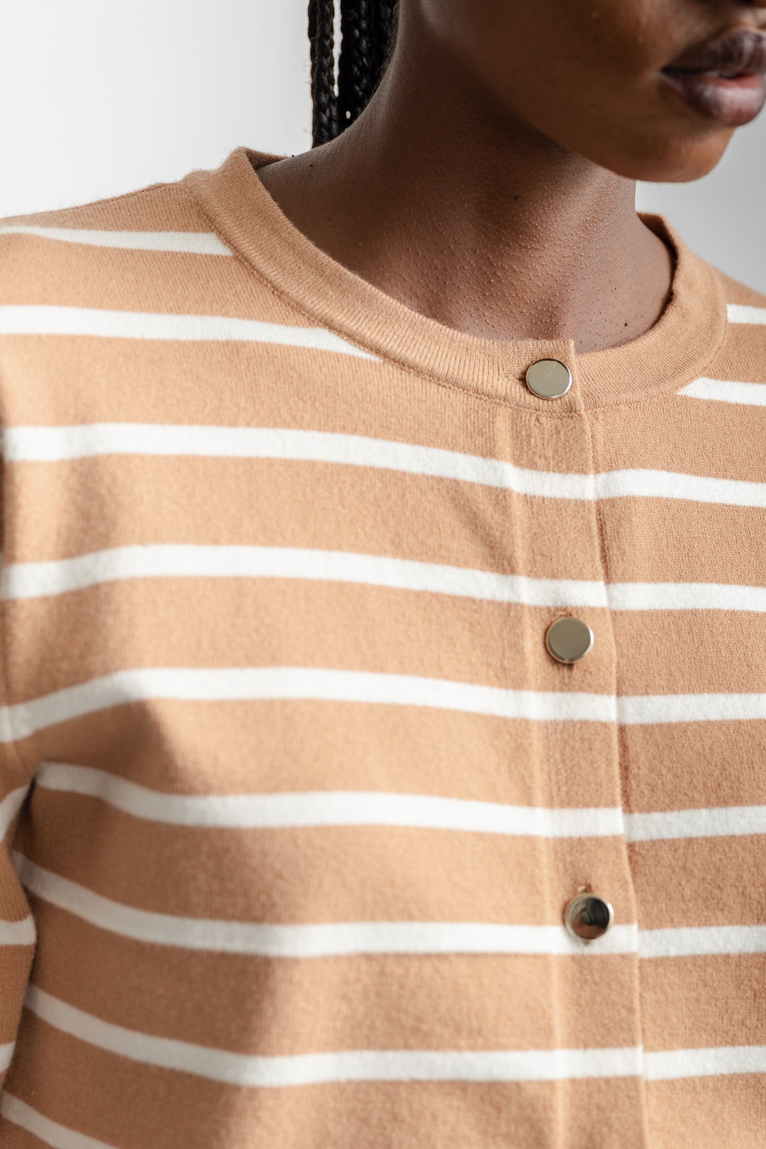 Billie Cardigan _ 161805 _ Stone