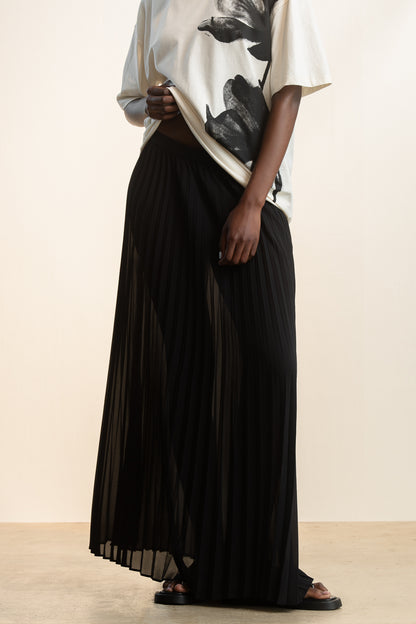 Karla Pleated Maxi Skirt