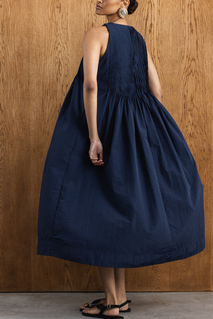 Milla Pleat Detail Midi