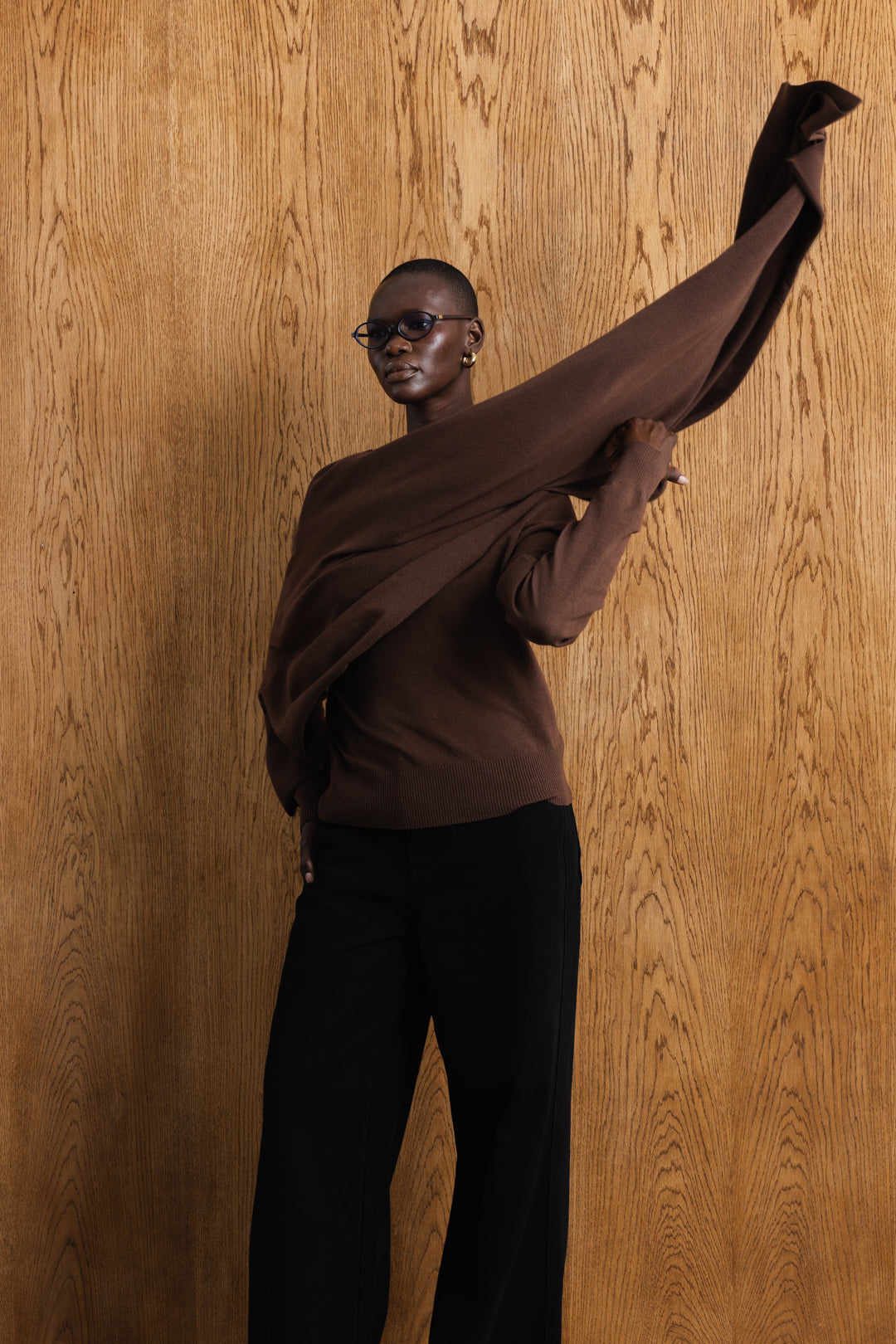 Kganya Scarf Detail Jumper