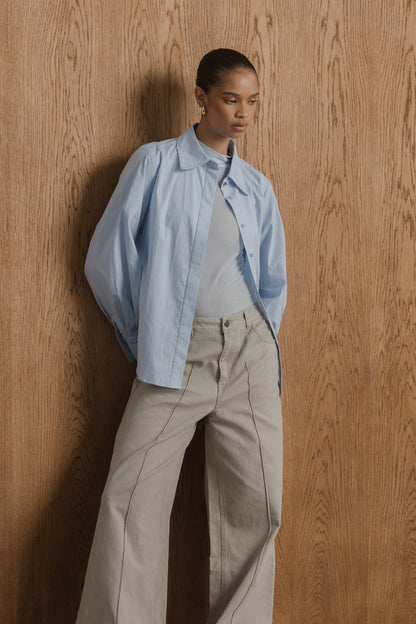 Una Pinline Wide Leg Denim