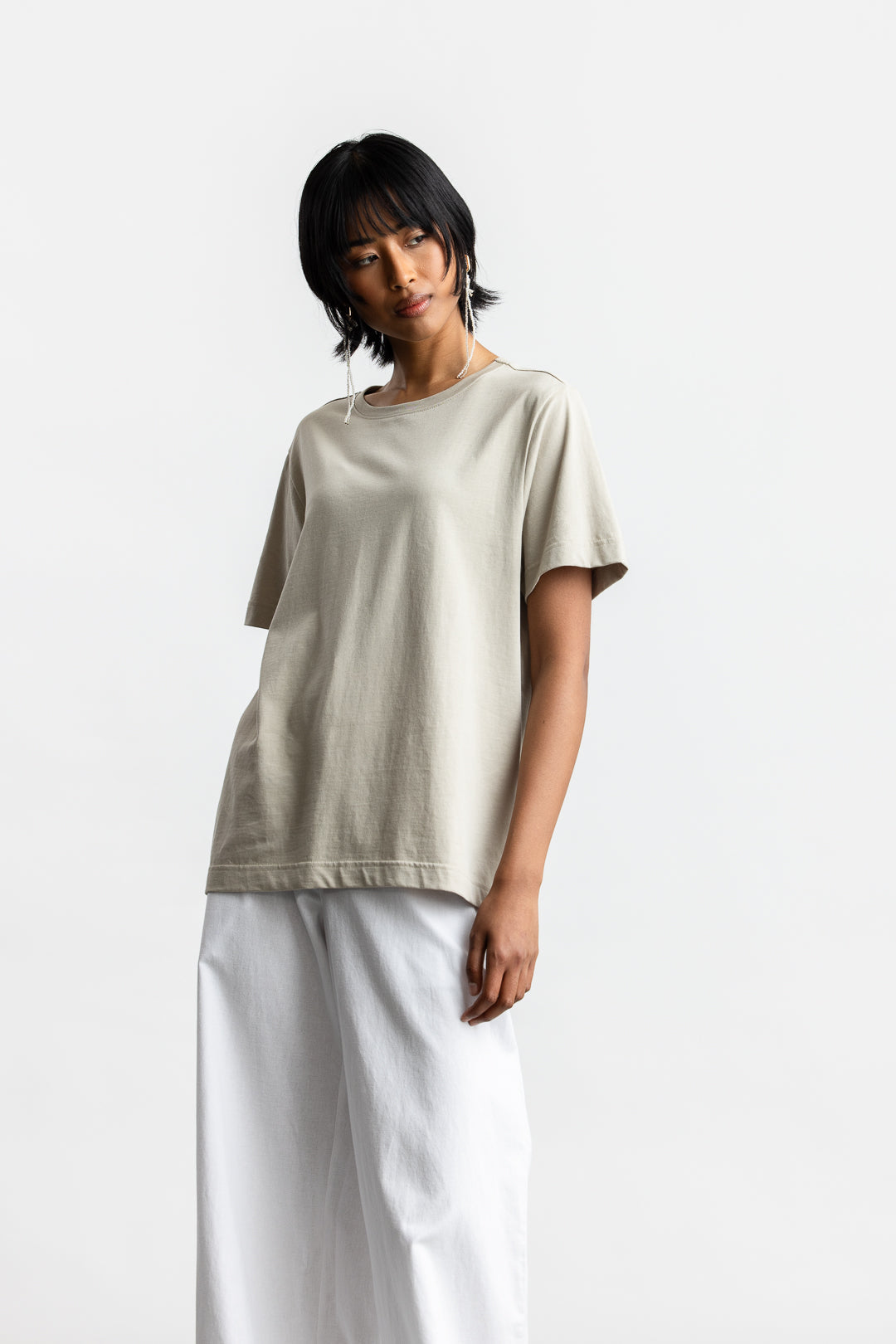 Riley Regular T-Shirt _ 167930 _ Stone