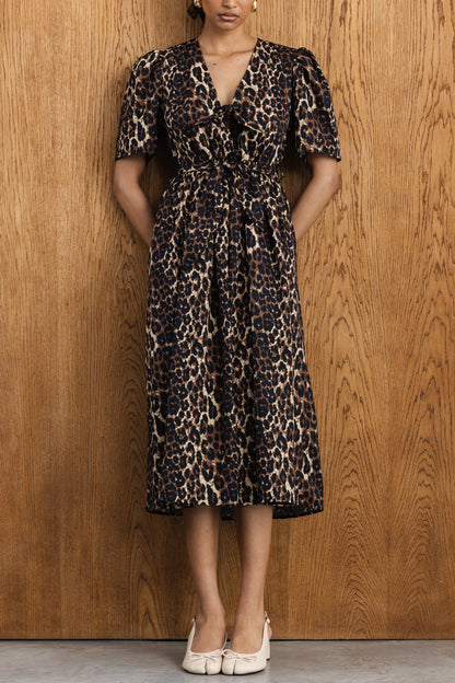 Avuya Tie Front Midi