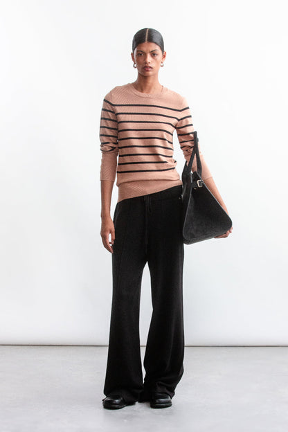 Emma Crewneck Knitwear _ 157609 _ Stone