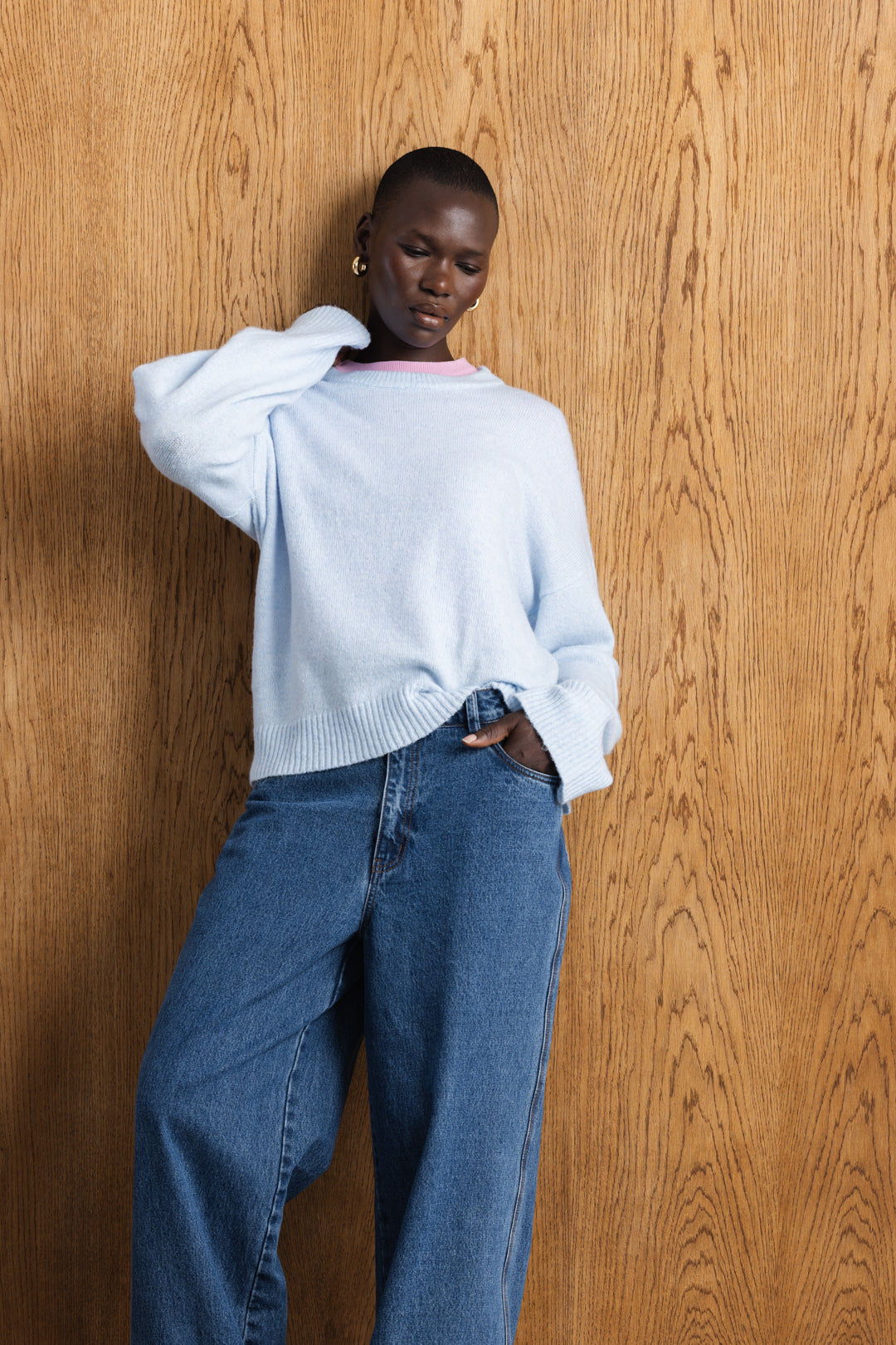 Black Buy knit border nuance セットアップ 【andequal】 Cosy UK Next the from Set Loungewear Cardigan Waffle トップス