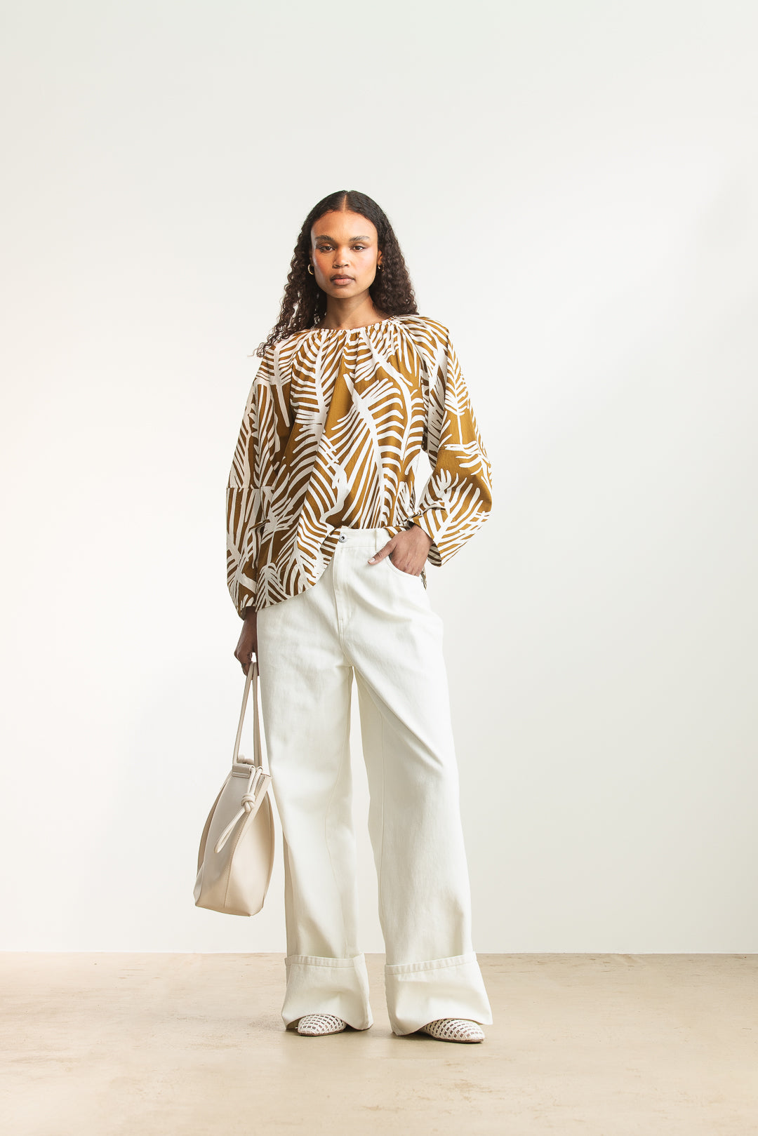 Christolene Keyhole Blouse