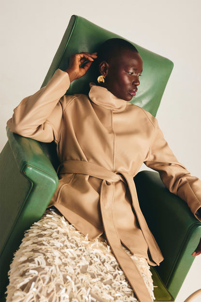 Tsholofelo Funnel PU Jacket
