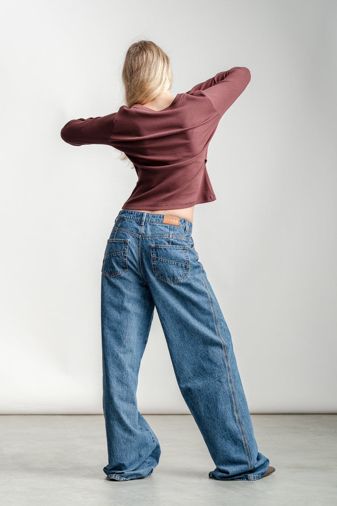 Kefilwe Scoop Neck Rib Top _ 162823 _ Oatmeal