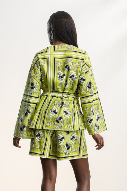 Lior Wrap Kimono Blouse