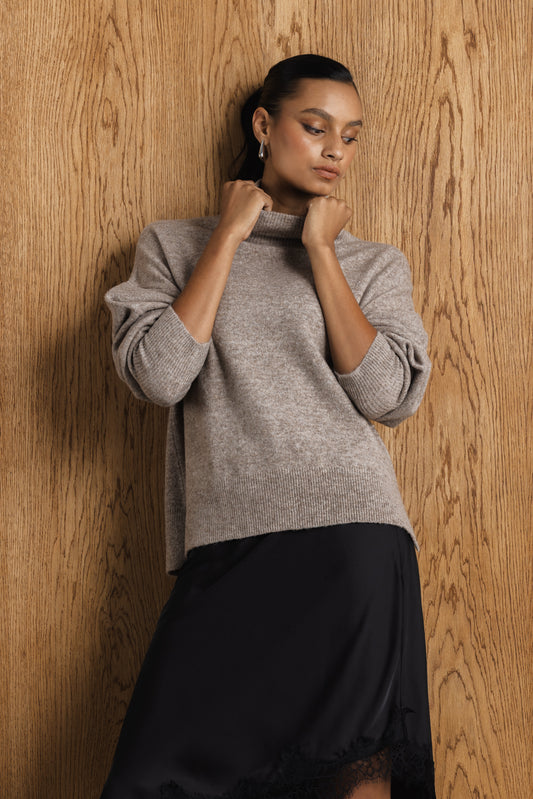 Sonya Boxy Turtle Neck