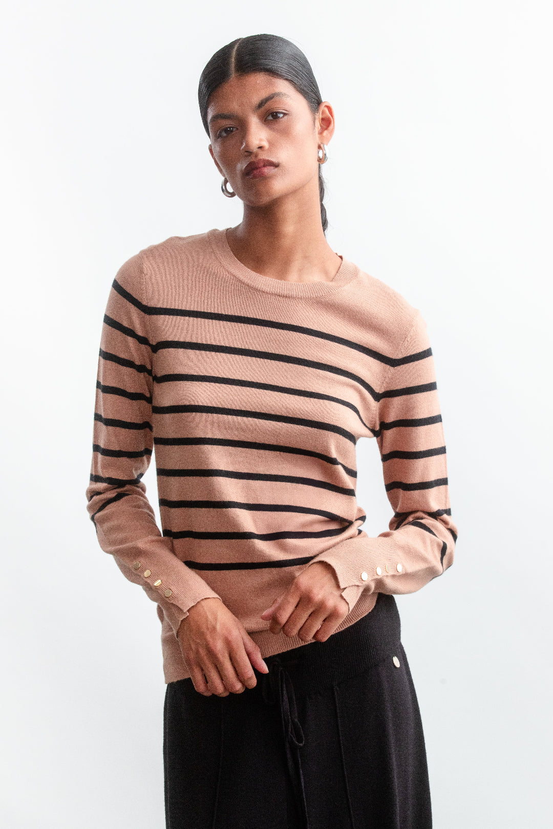 Emma Crewneck Knitwear _ 157609 _ Stone