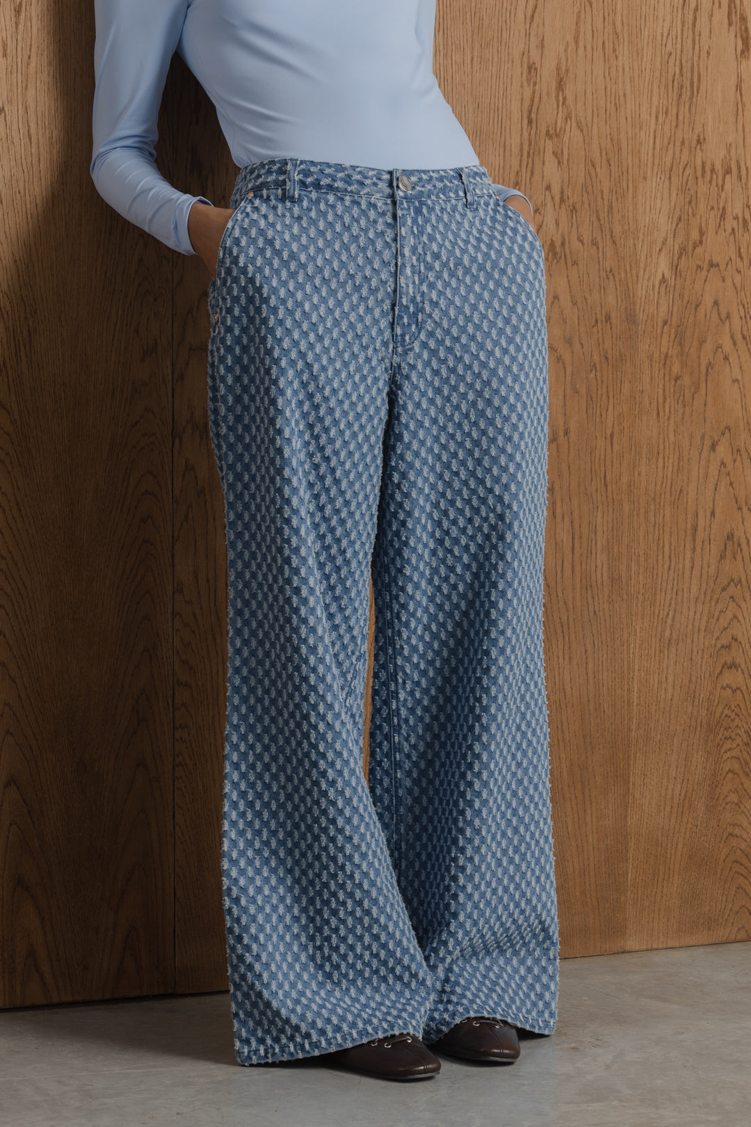 Prudence Textured Wide Leg – AYANA