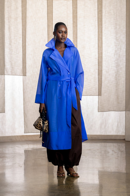 Maxine Sheer Trench Coat