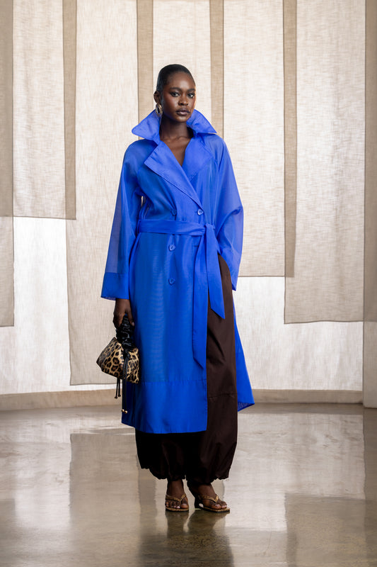 Maxine Sheer Trench Coat