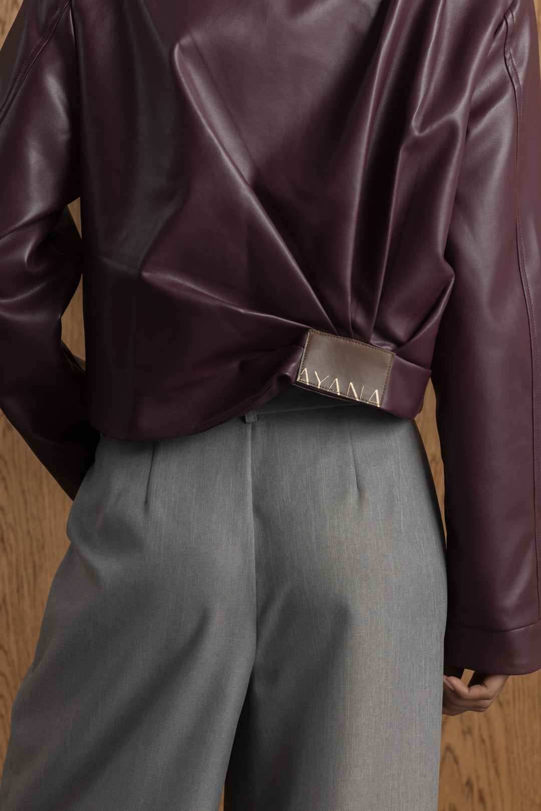 Lunar Draped Bomber Jacket