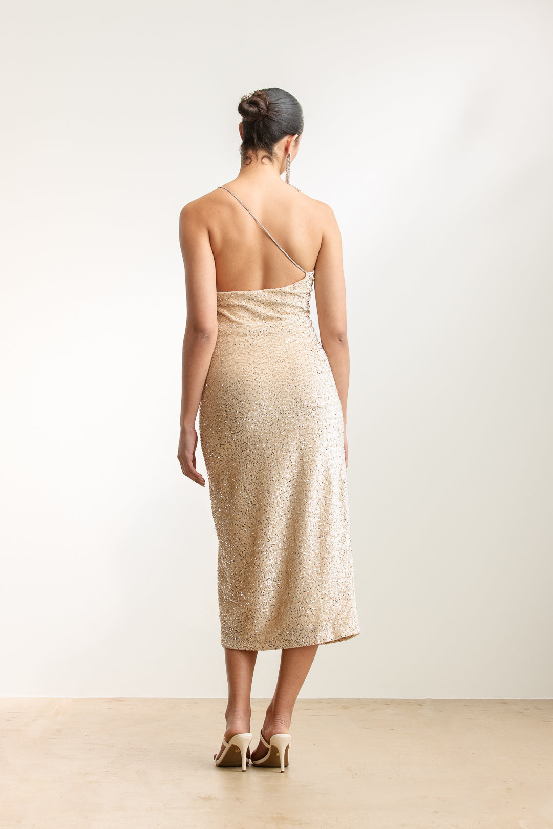 Gianna Sequin Velour Bodycon