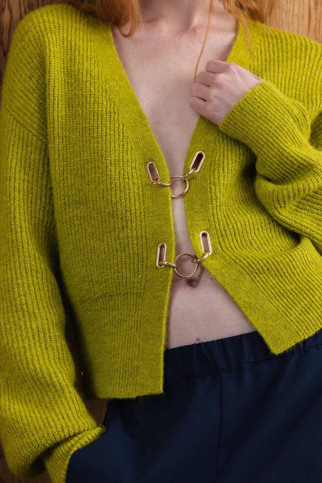 Oreratile Chain Detail Cardigan