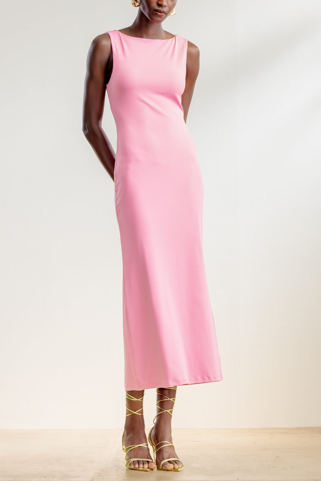 Camille Boat Neck Maxi