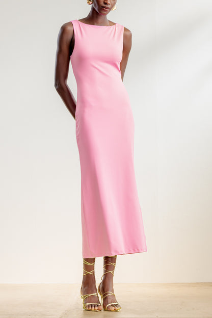 Camille Boat Neck Maxi