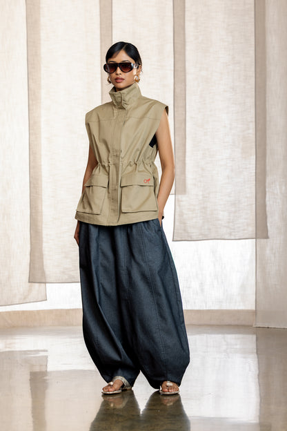 Bia Sleeveless Utility Jacket