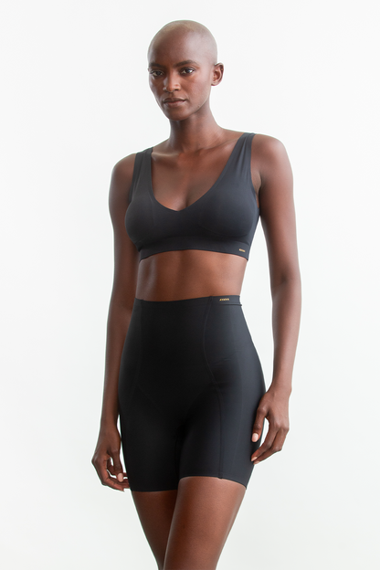 Anne Shaper Shorts _ 158195 _ Black Texture