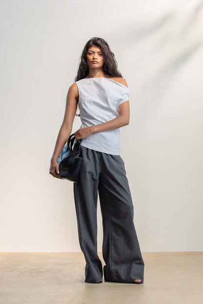 Diketso Slant Neckline Top