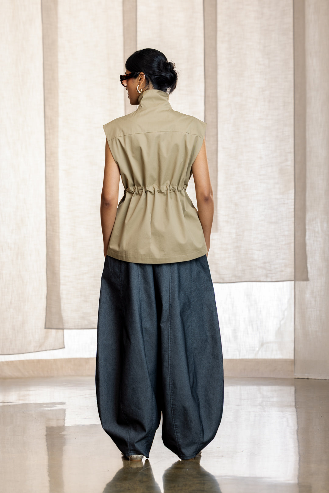 Bia Sleeveless Utility Jacket