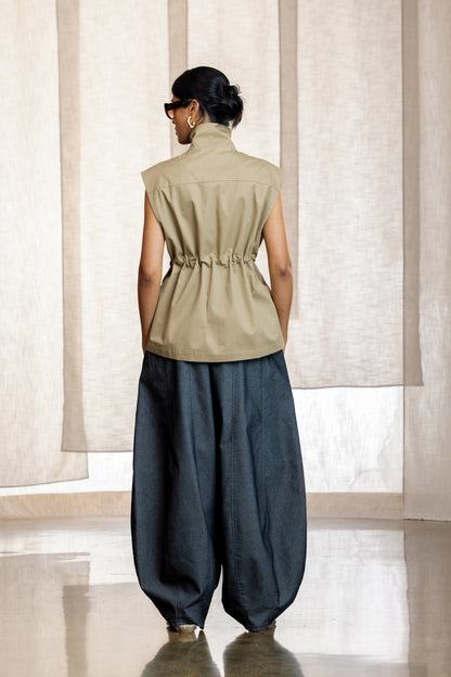 Bia Sleeveless Utility Jacket