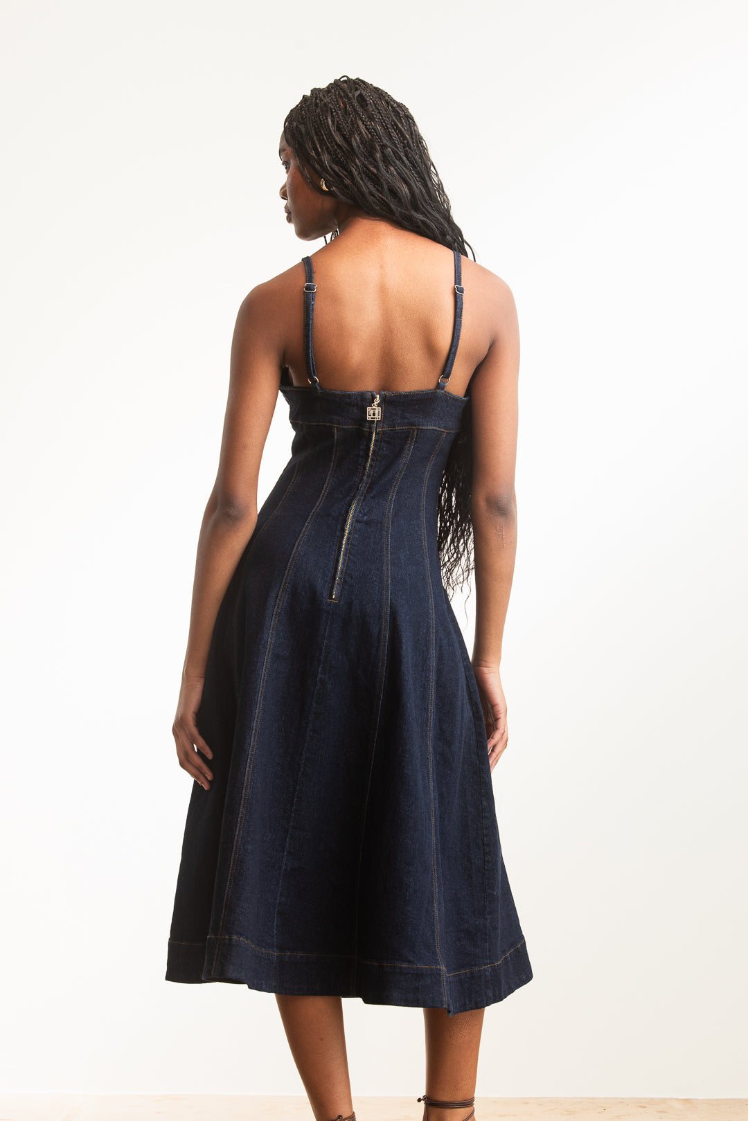 Tumiso Denim Fit & Flare – AYANA
