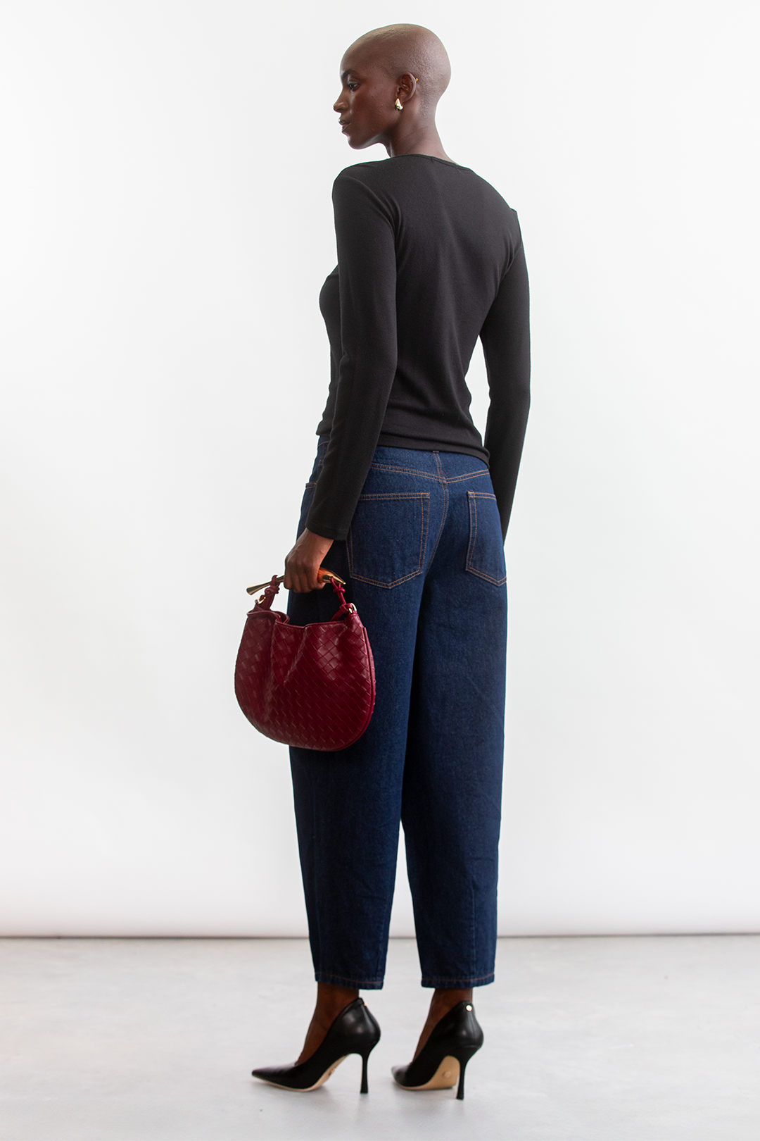 Alora Cut And Sew Top _ 157941 _ Black Texture