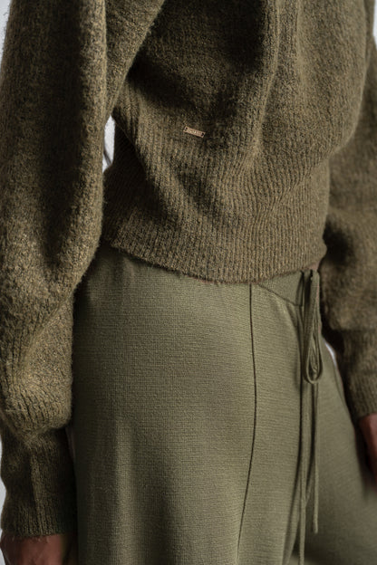 Shannon Chunky Crew Jumper _ 162040 _ Fatigue