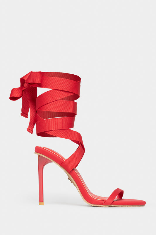 Bontle Tie-Up Heels _ 168210 _ Red