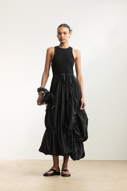 Molobane Ruched Detail Dress