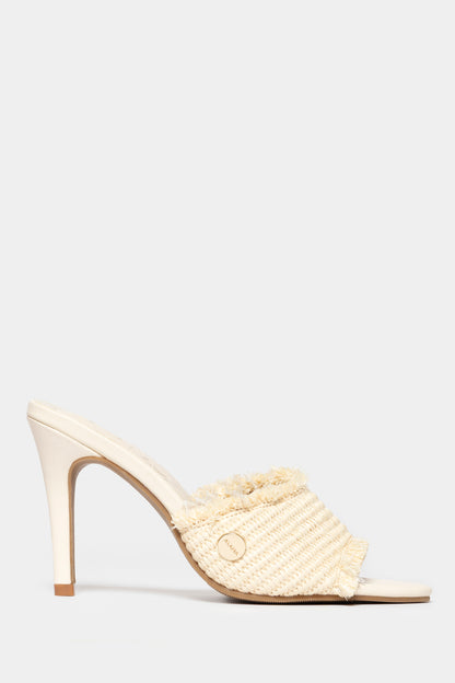 Rachel Raffia Slide Heel