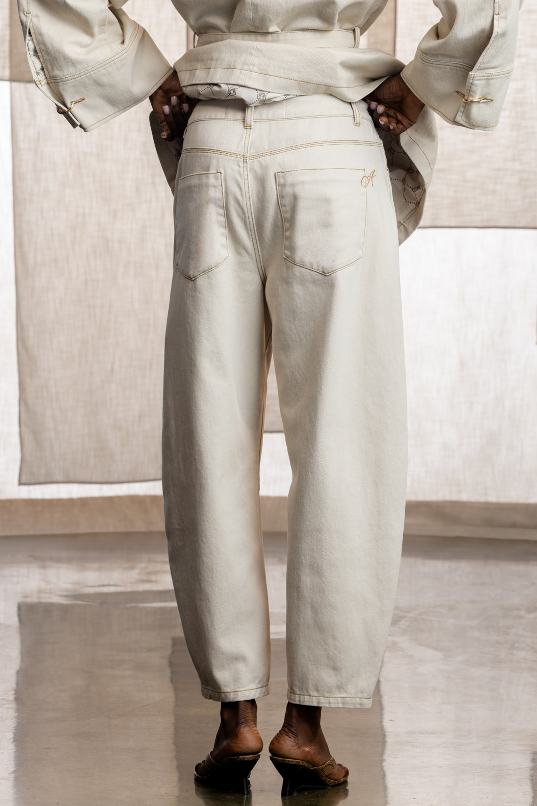 Edwina Barrel Leg Denim
