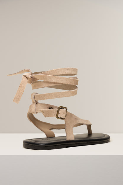 Masande Leather Wrap Sandal