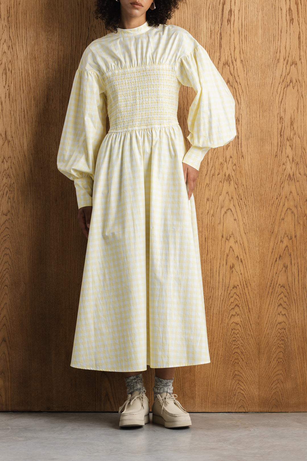 Jianna Smocked Midi Dress