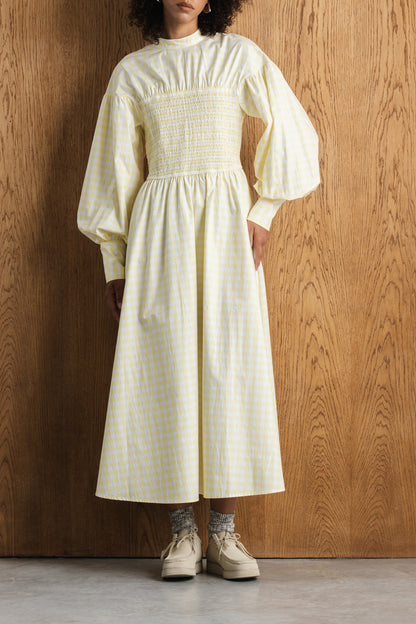 Jianna Smocked Midi Dress