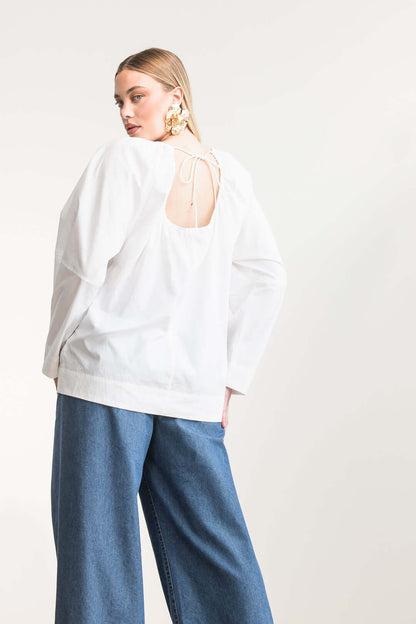 Christolene Keyhole Blouse