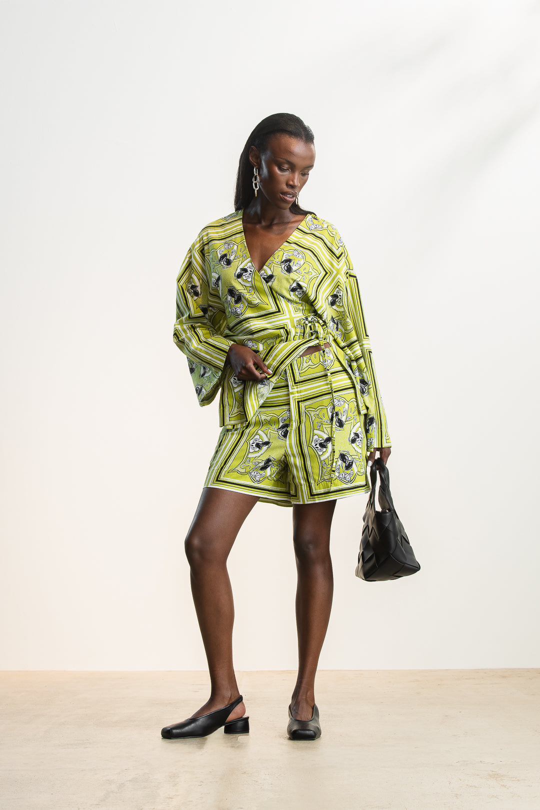 Lior Wrap Kimono Blouse