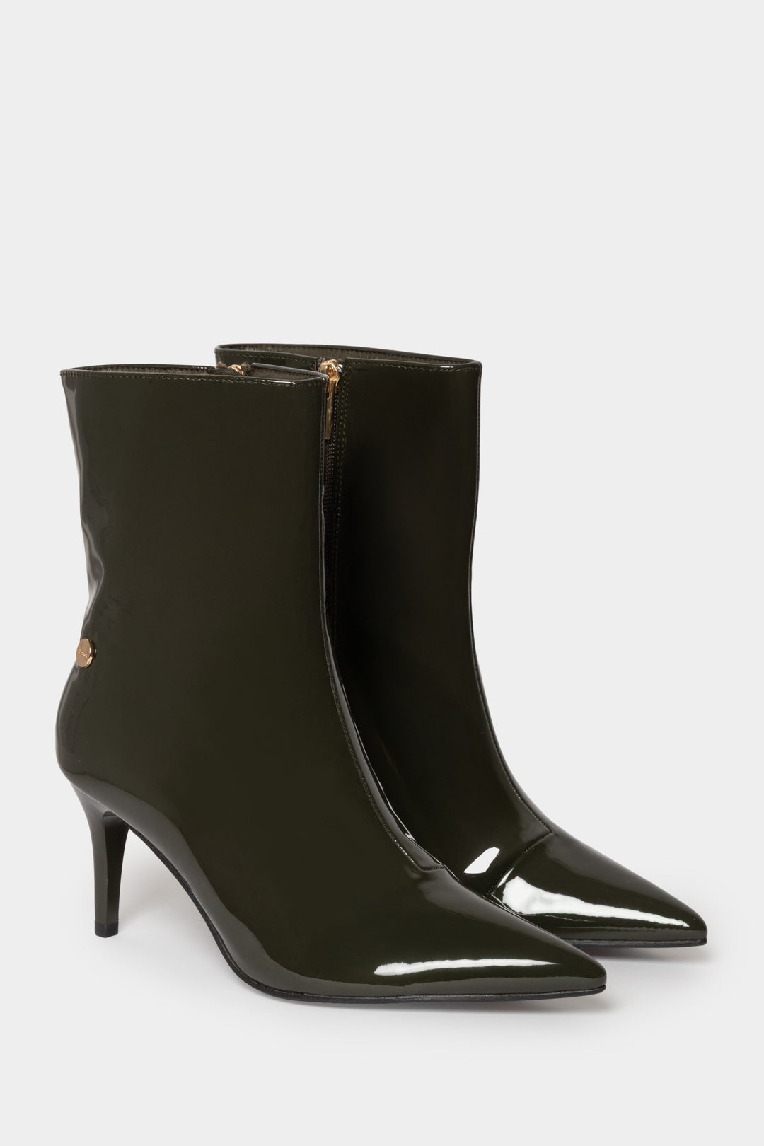 Liyema Patent Ankle Boot