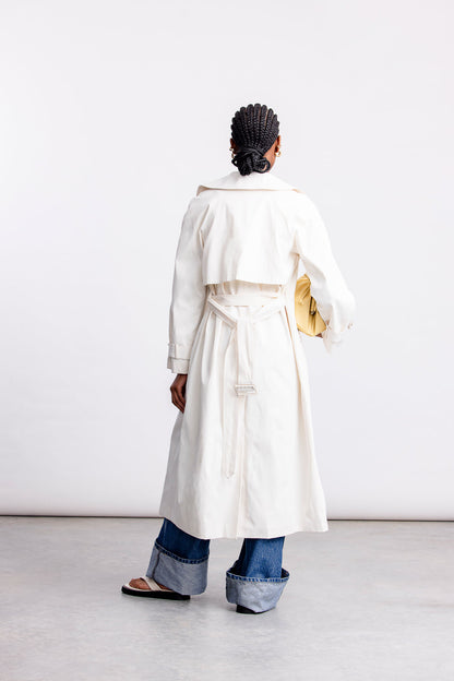 Skye Trench Coat _ 166478 _ Cream
