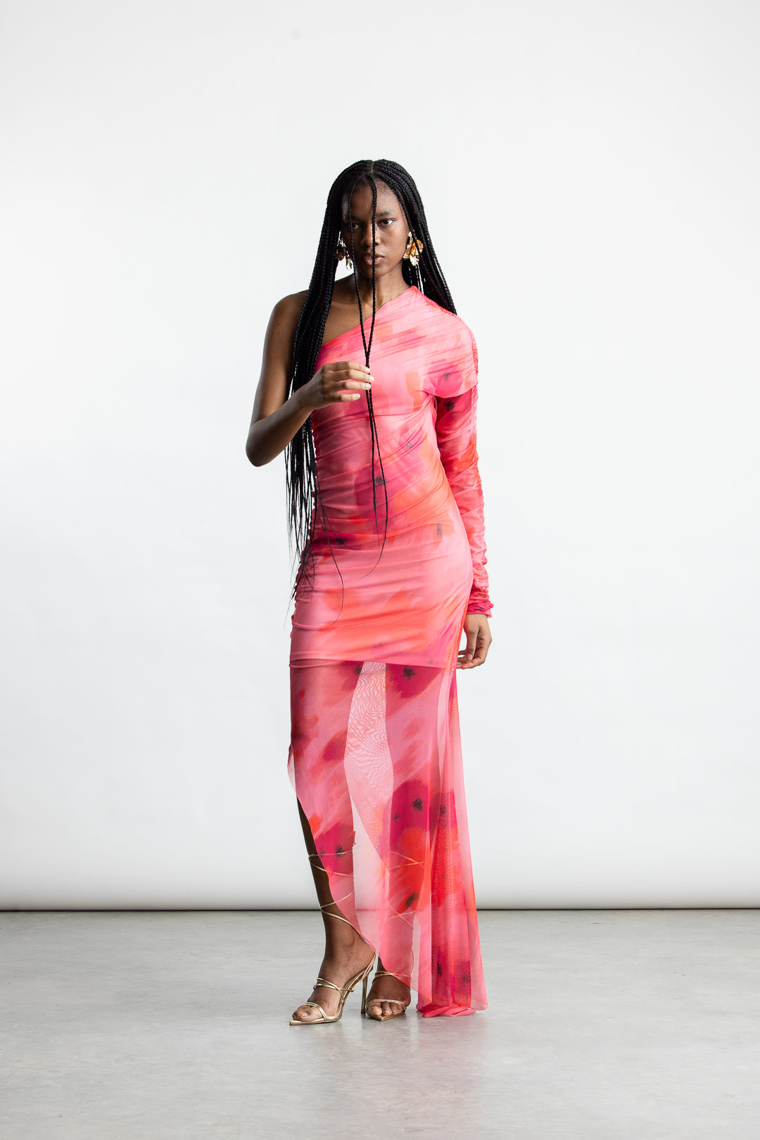 Tameron Mesh One Shoulder