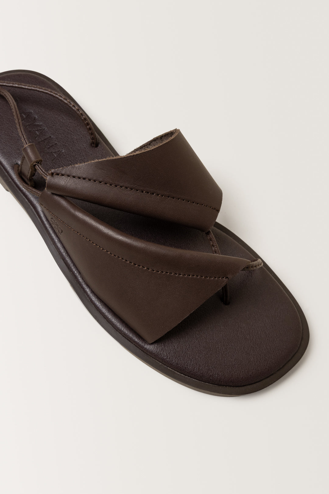 Nolundi Ankle Leather Tie Sandals