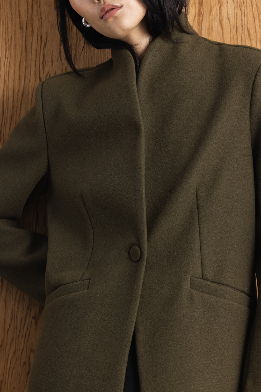 Maia High Collar Coat