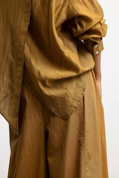 Taylor Sheer Shirt _ 168599 _ Taupe
