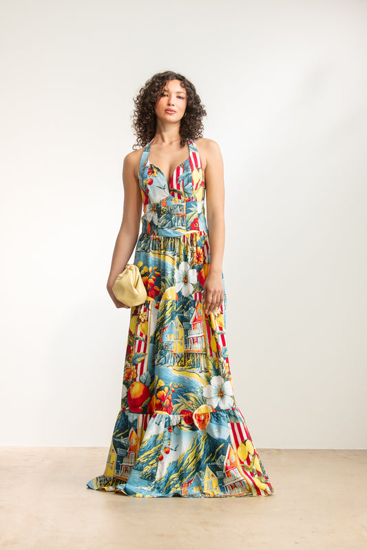 Nathi Halter Neck Maxi