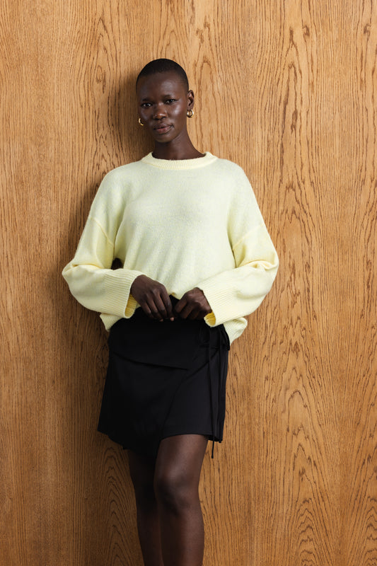 Aniyah Wrap Mini Skirt