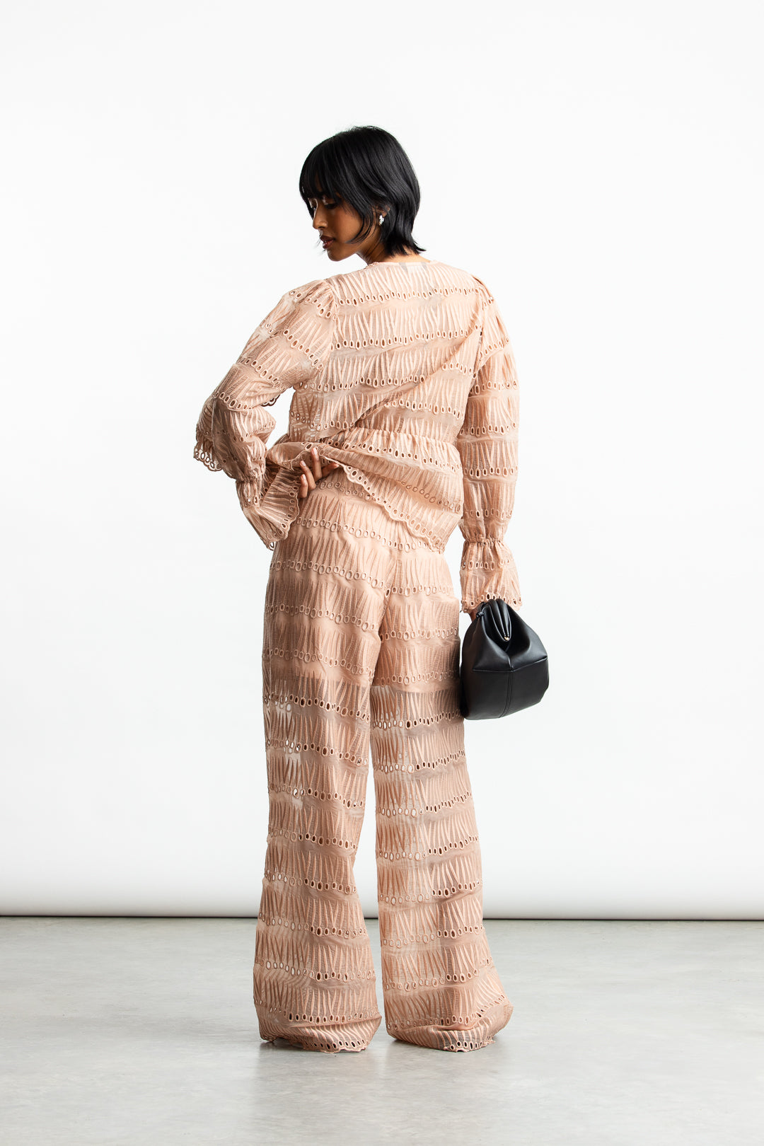 Naledi Embroidered Wide Leg Pants